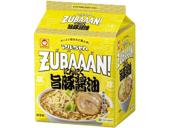 冷麺さん 東洋水産 マルちゃんZUBAAAN! にんにく旨豚醤油 3食パック 通販