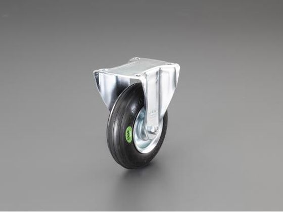 ●仕様：固定車輪●材質：金具：スチール、車輪：軟質ゴム●車輪径×幅：２００×５０ｍｍ●全高：２３５ｍｍ●耐熱温度：−２５〜８０℃●耐荷重（ｋｇ）：１００●丈夫で抵抗力のあるローラーベアリング仕様●走行