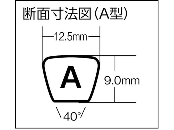 三ツ星 標準型Vベルト 呼び番号27インチ A-27 通販【フォレストウェイ】