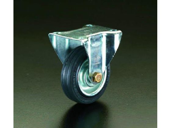●仕様：固定車輪●材質：金具：スチール 車輪：二層式ソリットゴム●車輪径×幅：２００×５０ｍｍ●全高：２３５ｍｍ●耐熱温度：−２５〜８０℃●耐荷重：３５０ｋｇ●丈夫で抵抗力のあるローラーベアリング仕様