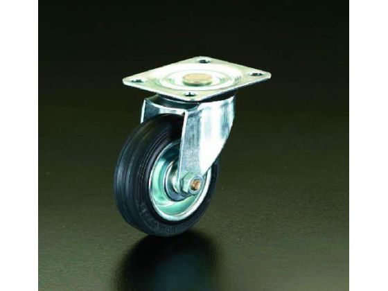 ●仕様：自在車輪（ストッパー無し）●材質：金具：スチール 車輪：二層式ソリットゴム●車輪径×幅：２００×５０ｍｍ●全高：２３５ｍｍ●耐熱温度：−２５〜８０℃●耐荷重：３５０ｋｇ●丈夫で抵抗力のあるロー