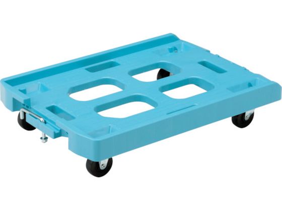 ●型番：SKCAR-6645-BL●均等荷重（kg）：150 ●枠内寸法（mm）長さ×幅：664×450 ●高さ（mm）：153 ●キャスター径（mm）：75●完成品 ●自在キャスター、固定キャスター