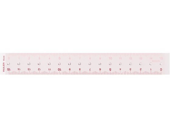 ミドリ(デザインフィル) 定規15cm ピンクA 42294006 通販【フォレスト