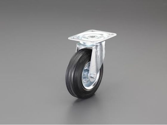 ●仕様：自在車輪（ストッパー無し）●耐熱温度：−２５℃〜２００℃●材質：金具：スチール、車輪：耐熱ソリッドゴム●車輪径×幅：２００×５０ｍｍ●全高：２３５ｍｍ●耐荷重（ｋｇ）：１８０●ローラーベアリン