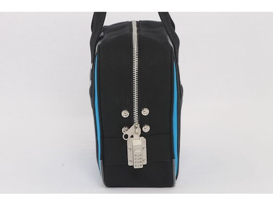 SANEI 帆布メール用ボストン(L)SED-1錠付 モスグリーン ( BTL-SED-07 ) 三栄産業(株) 三栄産業 SANEI 帆布メール用ボストン（LL）SED-1錠付 黒 (1個) 品番：