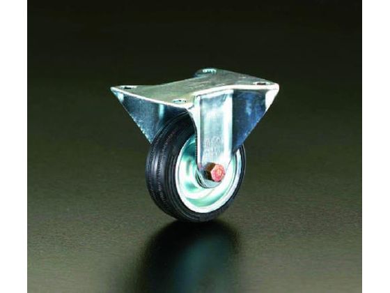 ●仕様：固定車輪●材質：金具：スチール、車輪：ソリッドラバー●車輪径×幅：２５０×６０ｍｍ●全高：２９５ｍｍ●耐熱温度：−２５〜８０℃●耐荷重：２９５ｋｇ●車輪は丈夫で抵抗力のあるローラーベアリング仕