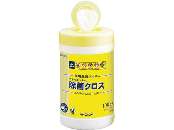 ☆さま オオサキメディカル アルウエッティ 除菌クロス 100枚入 72161 通販