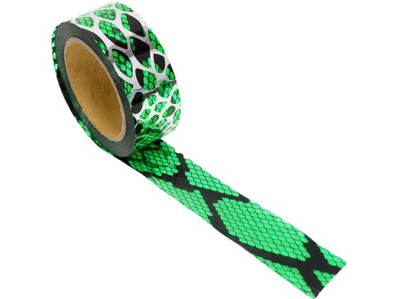 Dio スネークテープ 2色(ヘビ柄緑1巻、ヘビ柄オレンジ1巻) 262293 通販