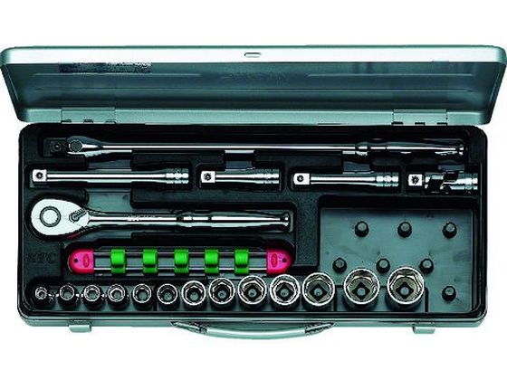 KTC 工具セット　TB413 京都機械工具(KTC) ソケット レンチセット TB413X 差込角:12.7mm 19点 1