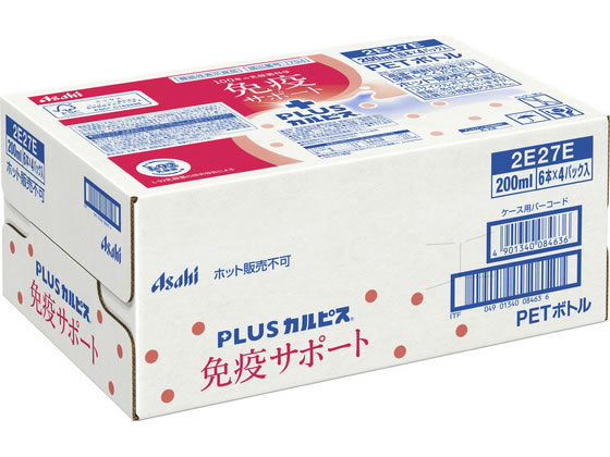 アサヒ飲料 PLUSカルピス 免疫サポート 200ml×24本 通販【フォレスト