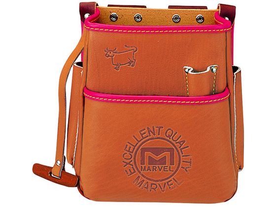 ●型番：MDP-210●形状：スタンダード●色：茶●幅（mm）：185●奥行（mm）：135●高さ（mm）：210●腰袋スタンダードタイプ●牛革