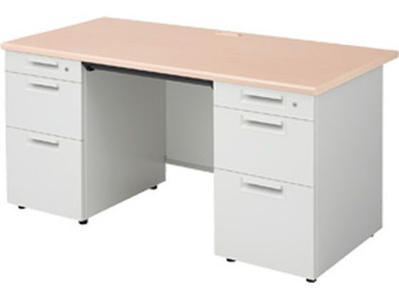 ●色：木目／白●サイズ：幅１４００×奥行７００×高さ７００ｍｍ●キャビネット内寸：上段／幅３２８×奥行き４３９×高さ７５ｍｍ、中段／幅３２８×奥行４３９×高さ２１９ｍｍ、下段／幅３１７×奥行５２４×高