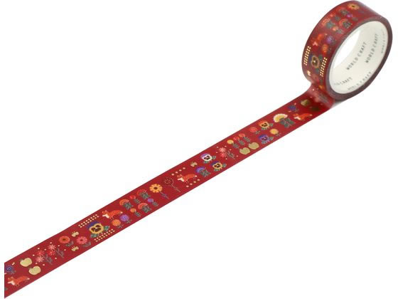 ワールドクラフト キラキラマスキングテープ Autumn 15mm×5m