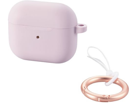 ●対応機種：ＡｉｒＰｏｄｓ （第３世代）（２０２１年発売モデル／ワイヤレス充電対応タイプ） ●セット内容：ケース本体×１、カラビナ×１ ●材質：ケース本体：シリコン、カラビナ：亜鉛合金 ●カラー：ラベ