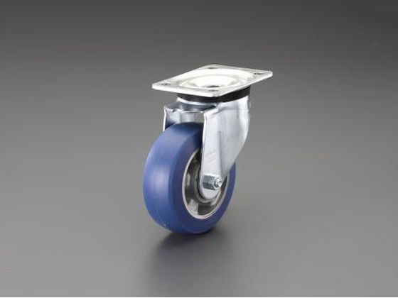 ●仕様：自在車輪（ストッパー無し）●材質：金具：スチール、車輪：ポリウレタン●車輪径×幅：２００×５０ｍｍ●全高：２４５ｍｍ●耐熱温度：−２５〜７０℃●耐荷重（ｋｇ）：６００●動的負荷による車輪の変形