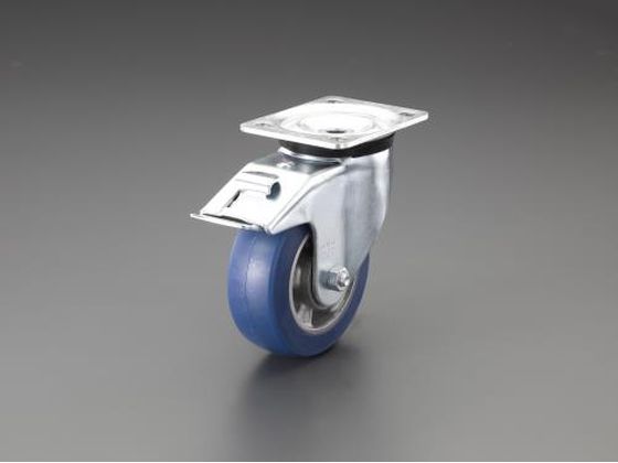 ●仕様：自在車輪（後ストッパー付き）●材質：金具：スチール、車輪：ポリウレタン●車輪径×幅：１５０×５４ｍｍ●全高：１９７ｍｍ●耐熱温度：−２５〜７０℃●耐荷重（ｋｇ）：５００●動的負荷による車輪の変