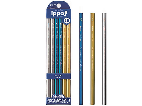 トンボ鉛筆 ippo!かきかたえんぴつ メタリック 2B 12本 通販