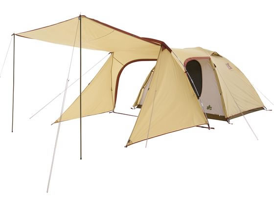 LOGOS 2ルームテント 冷気や雨も防ぐフルマッドスカート装備で新型2ルームテント