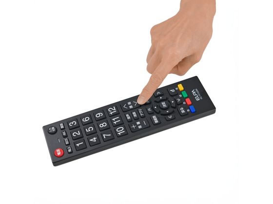 朝日電器 テレビリモコン ブラック RC-TV102BK 通販【フォレストウェイ】