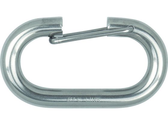 ●型番：HJ-10S●使用荷重（kN）：0．69 ●D（mm）：10 ●L（mm）：44 ●W（mm）：80 ●C（mm）：14．0●本体：ステンレス（SUS304）バレル研磨 ●スプリングゲート：ス