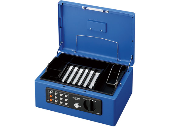 コクヨ 手提げ金庫 テンキー付き A4サイズ ブルー CB-T11B 通販