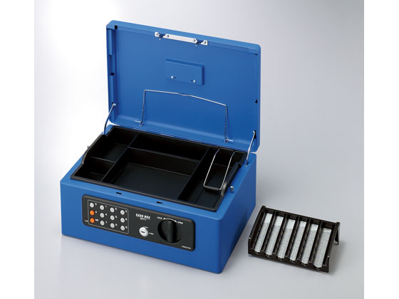 コクヨ 手提げ金庫 テンキー付き A4サイズ ブルー CB-T11B 通販