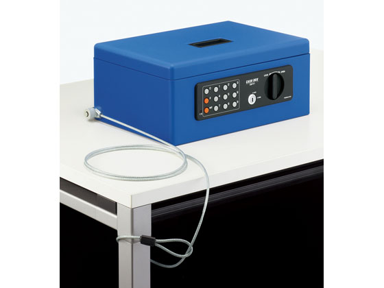 コクヨ 手提げ金庫 テンキー付き A4サイズ ブルー CB-T11B 通販