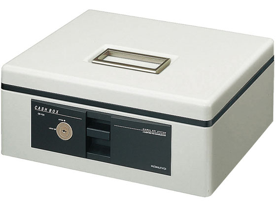 ●注文単位：１台●サイズ：Ｂ５●外寸：幅３１８×奥行２５７×高さ１２８ｍｍ●内寸：幅２７５奥行１９８×高さ５９ｍｍ●材質：本体：鋼板（焼付塗装）、本体ケース・トレー・前面パネル：ＡＢＳ●フタハネ上げ調