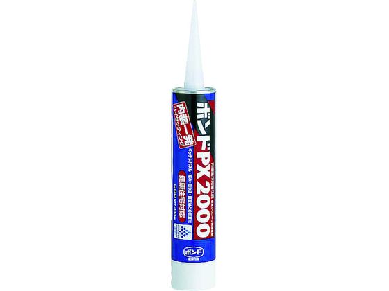 ●型番：PX2000●色：ホワイト ●容量（ml）：333●使用温度範囲：−40〜90℃ ●ガンタイプ●主成分：変成シリコーン樹脂系