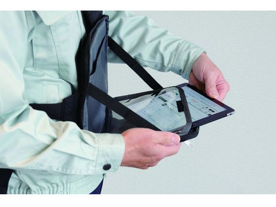 TRUSCO 作業現場用タブレットケース 画板タイプ TABG-BK 通販