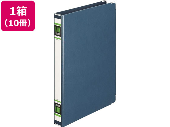 ライオン事務器 バインダー A4E No.20Wリング式ファイル 4冊セット ライオン事務器 スプリングファイル A4タテ 紺 10冊 NO.100K-A4S