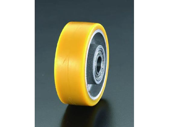 ●材質：タイヤ：ポリウレタン リム：アルミダイカスト●車輪径×幅：１００×４０ｍｍ●軸径：１５ｍｍ●耐熱温度：−２５〜７０℃●耐荷重：２５０ｋｇ●高荷重・ハイスピードでの使用に耐えられるボールベアリン