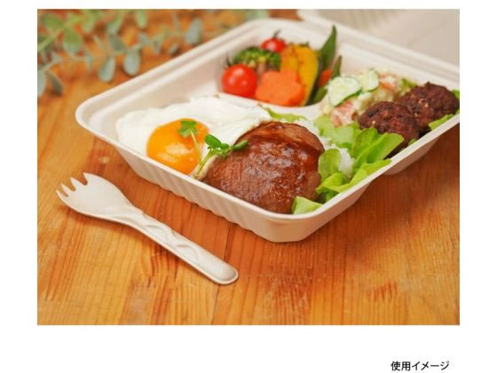 パックスタイル バガス容器 BBランチ 200-220-3 50枚 通販【フォレスト