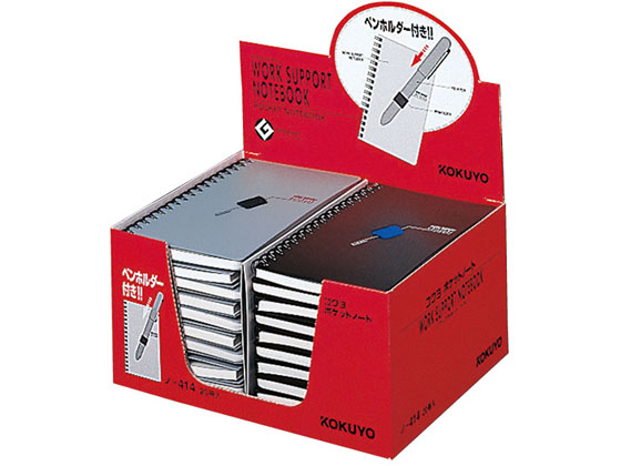 コクヨ ポケットノート ツインリング綴 B罫 A6変形 50枚 20冊 ノ-414