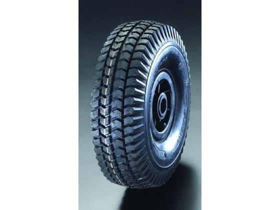 ●材質：タイヤ：チューブ入りエアータイヤ（２層）リム：ポリプロピレン●車輪径×幅：２６０×８５ｍｍ●軸径：２０ｍｍ●耐熱温度：−２０〜４０℃●耐荷重：１５０ｋｇ●高いクッション性をもっており、凸凹面等