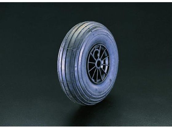 ●材質：タイヤ：チューブ入りエアータイヤ（２層）リム：ポリプロピレン●車輪径×幅：２６０×８５ｍｍ●軸径：２０ｍｍ●耐熱温度：−２０〜４０℃●耐荷重：１５０ｋｇ●高いクッション性をもっており、凸凹面等