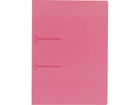 コクヨ ファスナーファイル クリアーカラー 2穴 A4 桃 20冊 フ-P170P