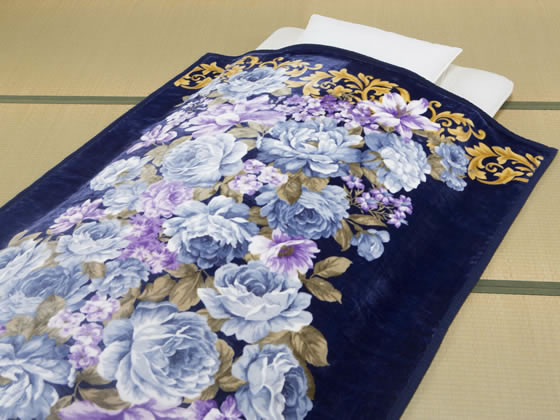 ファミリー・ライフ 豪華な花柄ニューマイヤー毛布4枚組 a33449 通販