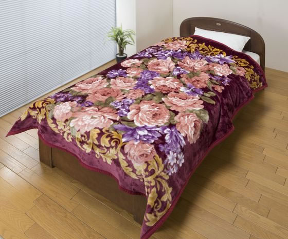 ファミリー・ライフ 豪華な花柄ニューマイヤー毛布4枚組 a33449 通販