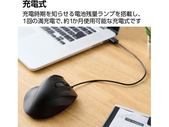 エレコム 無線マウス EX-G PRO Bluetooth 8ボタン 充電式 M 黒 通販