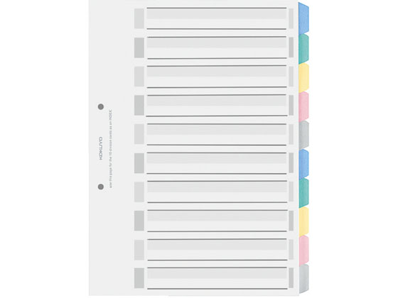 �R�N�� �d�؃J�[�hPP 2�� A4 10�R ���o1�g �V�L-P120