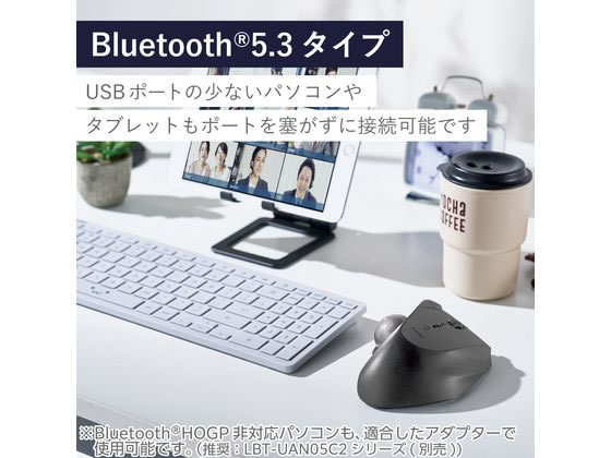 ELECOM - ▼▼ELECOM エレコム トラックボールマウス Bluetooth M-IT11BRBK Bluetooth5.0トラックボール 