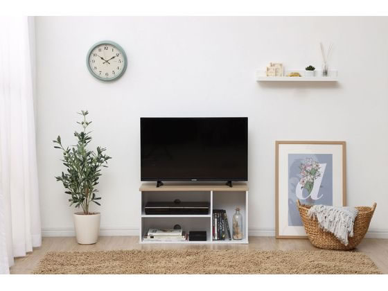 アイリスオーヤマ オープンテレビ台 シンプルタイプ ナチュラル OTS