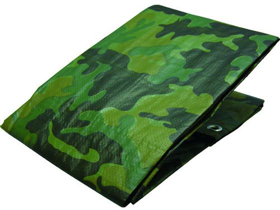 ●型番：MS20-02●耐久期間：約3〜6ヵ月 ●引張強度：縦480N／5cm、横320N／5cm ●引裂強度：縦159N、横139N ●色：迷彩色 ●幅（m）：1．71 ●長さ（m）：2．57 ●厚