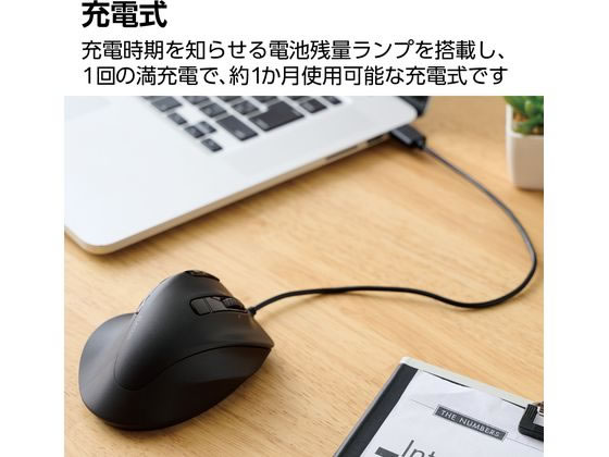 エレコム 無線マウス EX-G PRO Bluetooth 8ボタン 充電式 S 黒 通販