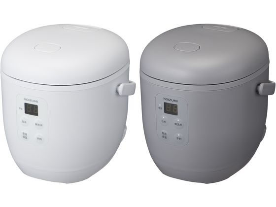 コイズミ ライスクッカーミニ 1合炊き グレー KSC1514H 通販 