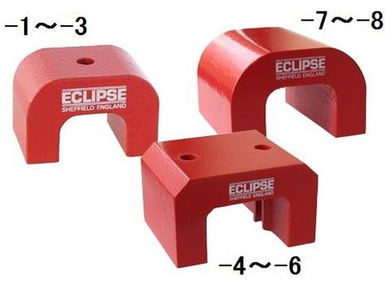 ●吸着力：３７０Ｎ（３７ｋｇｆ）●サイズ：５７（Ｗ）×７０（Ｄ）×４１（Ｈ）ｍｍ空洞部高さ：２６ｍｍ●穴径：８ｍｍ●穴数：２●ギャップ幅：３４ｍｍ●重量：０．７１ｋｇ●使用温度：５５０℃以下●材質：ア