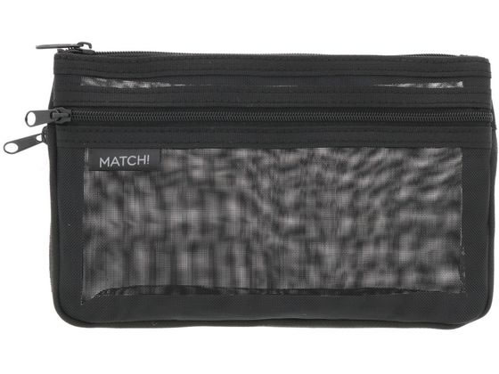 ●カラー：ブラック●メッシュケース ＭＡＴＣＨ（マッチ）●本体サイズ：Ｗ２００×Ｈ１２０×Ｄ２０ｍｍ●本体重量：４０ｇ●材質：ポリエステル