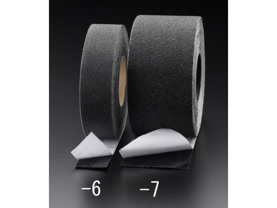 ●屋内外兼用●粘着テープ式●長さ：１８．３ｍ●厚み：約０．８ｍｍ●粒度：＃６０●モップで掃除することができます。●頻繁に掃除が必要な所向き●耐水性があり化学物質や油にも耐久性があります。●幅（ｍｍ）：