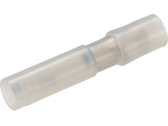 ●型番：T-PC-2005F●入数：15個●電線抱合範囲より線（［［MM2］］）：0．50〜0．75 ●色：透明 ●外形寸法（mm）：4．6 ●形状：メス ●F（mm）：13 ●全長（mm）：24．5